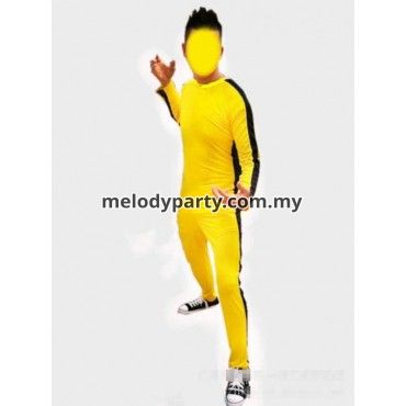 Bruce Lee Yellow Jumpsuit Adult